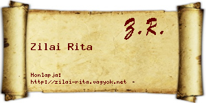 Zilai Rita névjegykártya